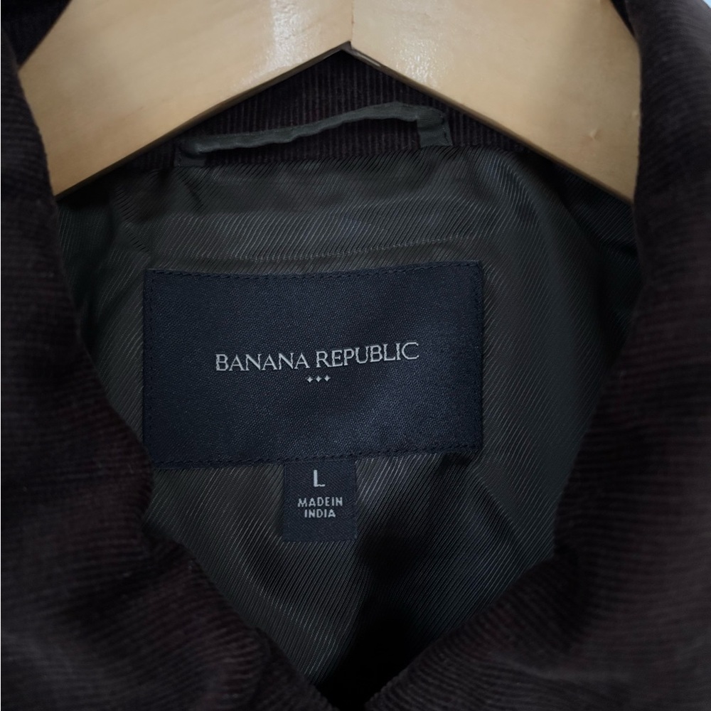 Banana Republic Factory Olive Green and Brown Barn Jacket - Picture 3 of 4